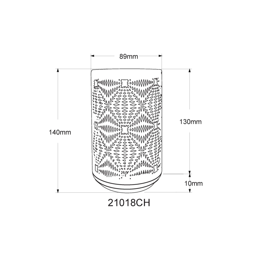 Globo - LED RGB Touch-Lade-Tischlampe LED/1W/5V 500 mAh braun