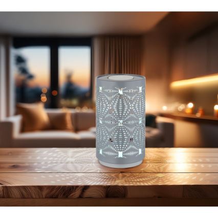 Globo - LED RGB Touch ricaricabile lampada da tavolo LED/1W/5V 500 mAh grigio