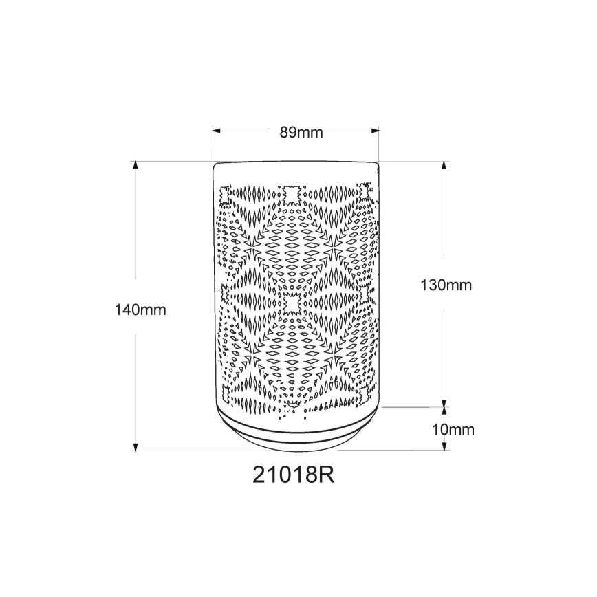 Globo - LED RGB Touch ricaricabile lampada da tavolo LED/1W/5V 500 mAh rame