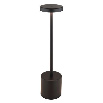 Globo - Dimmbare LED-Tischleuchte mit Touch-Funktion LED/1,2W/3,7V 2000K/3500K/7000K 1200 mAh USB schwarz