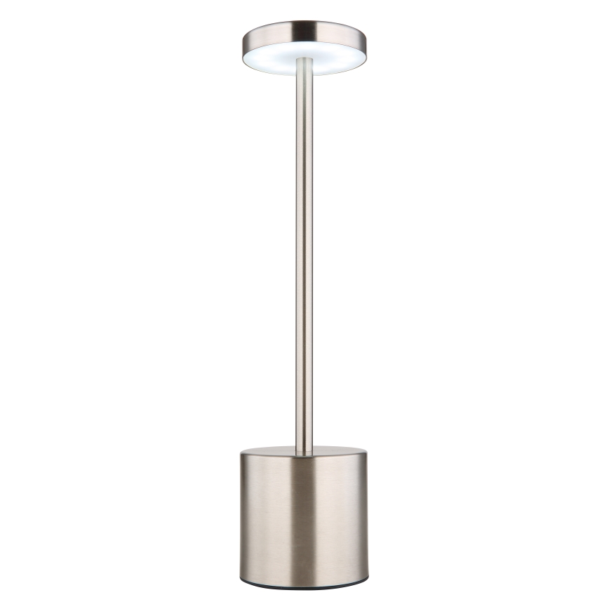 Globo - Lampe de table tactile à intensité variable LED/1,2W/3,7V 2000K/3500K/7000K 1200 mAh USB chrome mat