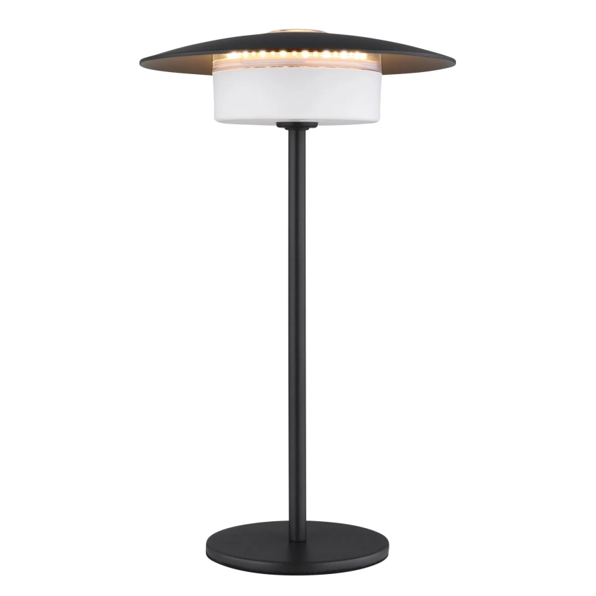 Globo - LED da esterno ricaricabile touch lampada da tavolo LED/3W/3,7V 1800/2700/3000K IP44 1800 mAh nero
