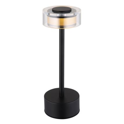 Globo - Lampe de table tactile rechargeable et à intensité variable LED/2,5W/3,7V 2700/4000/6500K 1800mAh noir