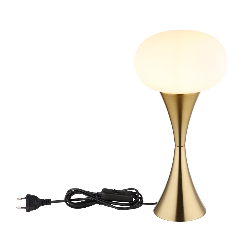 Globo - Lampada da tavolo 1xE14/25W/230V ottone