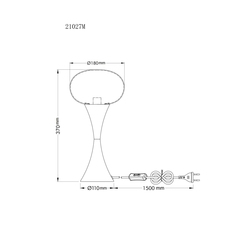 Globo - Tischleuchte 1xE14/25W/230V goldfarben