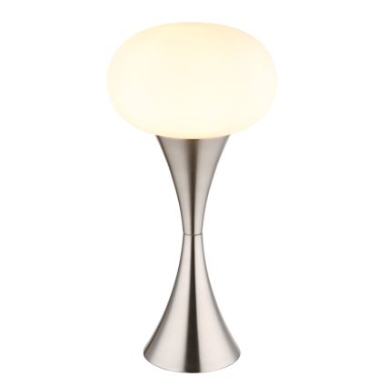 Globo - Lampada da tavolo 1xE14/25W/230V cromo opaco