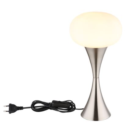 Globo - Lampada da tavolo 1xE14/25W/230V cromo opaco