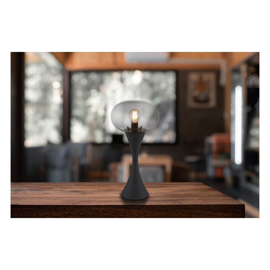 Globo - Lampe de table 1xE14/25W/230V noir