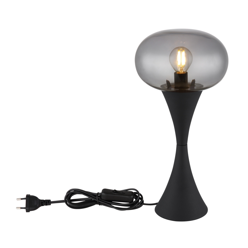 Globo - Lampe de table 1xE14/25W/230V noir