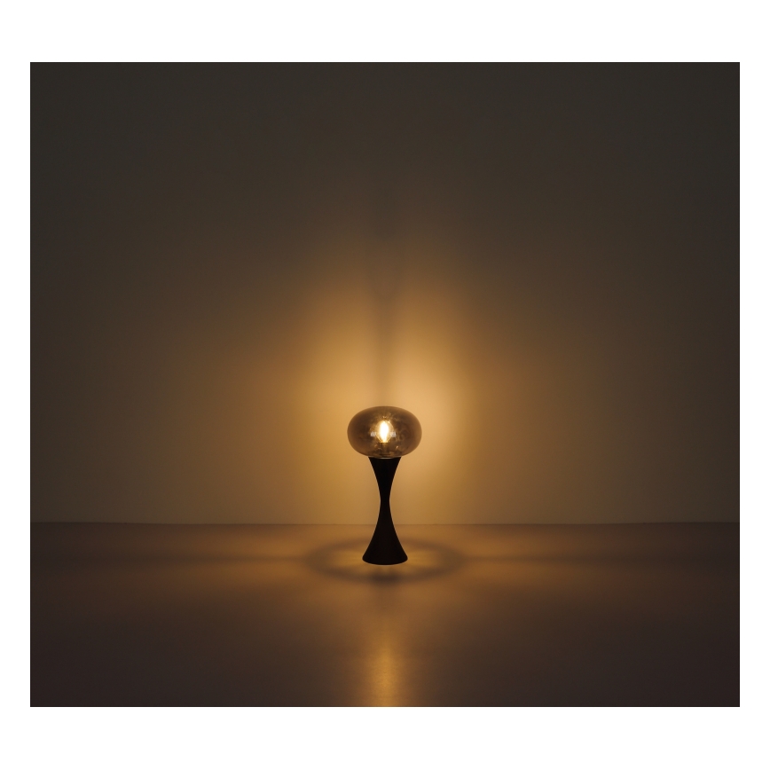 Globo - Lampe de table 1xE14/25W/230V noir