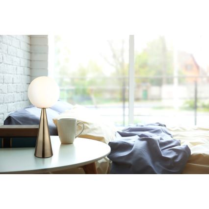 Globo - Lampe de table 1xE27/40W/230V laiton