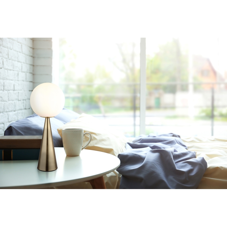 Globo - Lampe de table 1xE27/40W/230V laiton
