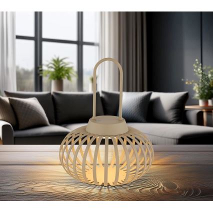 Globo - Lampada da tavolo ricaricabile dimmerabile a LED con controllo touch/1W/3,7V 1500 mAh