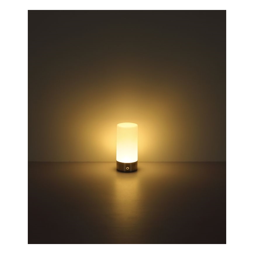 Globo - Lampada da tavolo da esterno dimmerabile a LED RGBW con controllo touch LED/1,8W/5V 1500 mAh nero