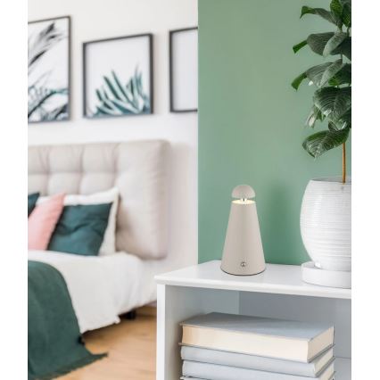 Globo - Lampe de table LED tactile dimmable et rechargeable LED/1,2W/5V 1200 mAh