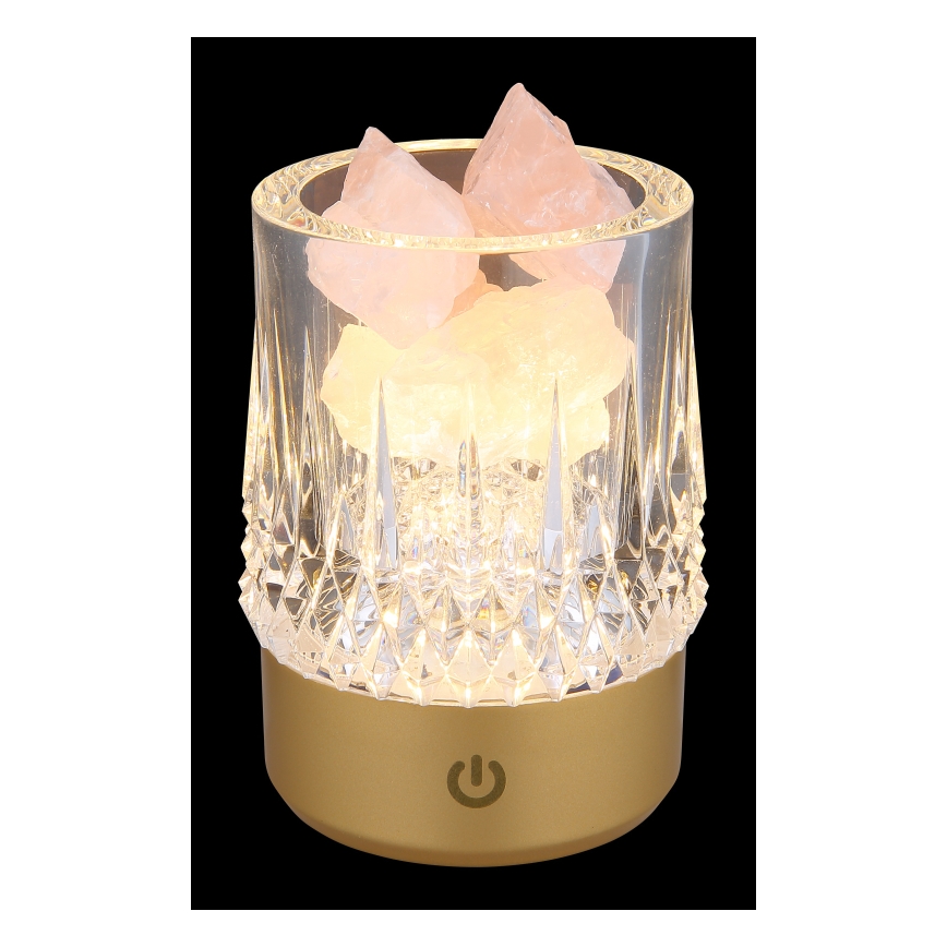 Globo - Lampada da tavolo touch dimmerabile LED/1W/5V 3000K 1200 mAh oro