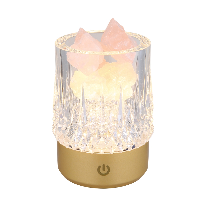 Globo - Lampada da tavolo touch dimmerabile LED/1W/5V 3000K 1200 mAh oro