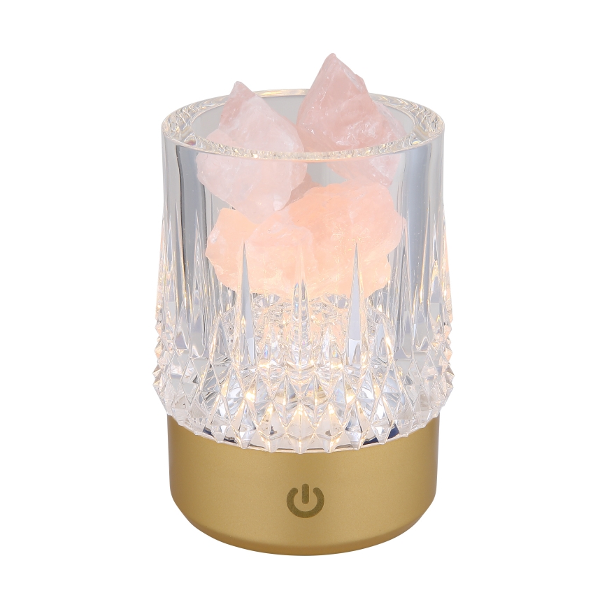 Globo - Lampe de table tactile LED dimmable LED/1W/5V 3000K 1200 mAh doré