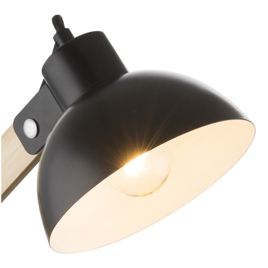 Globo - Tischlampe 1xE27/40W/230V Buche