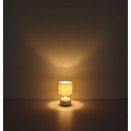 Globo - Lampe de table 1xE14/40W/230V beige/céramique