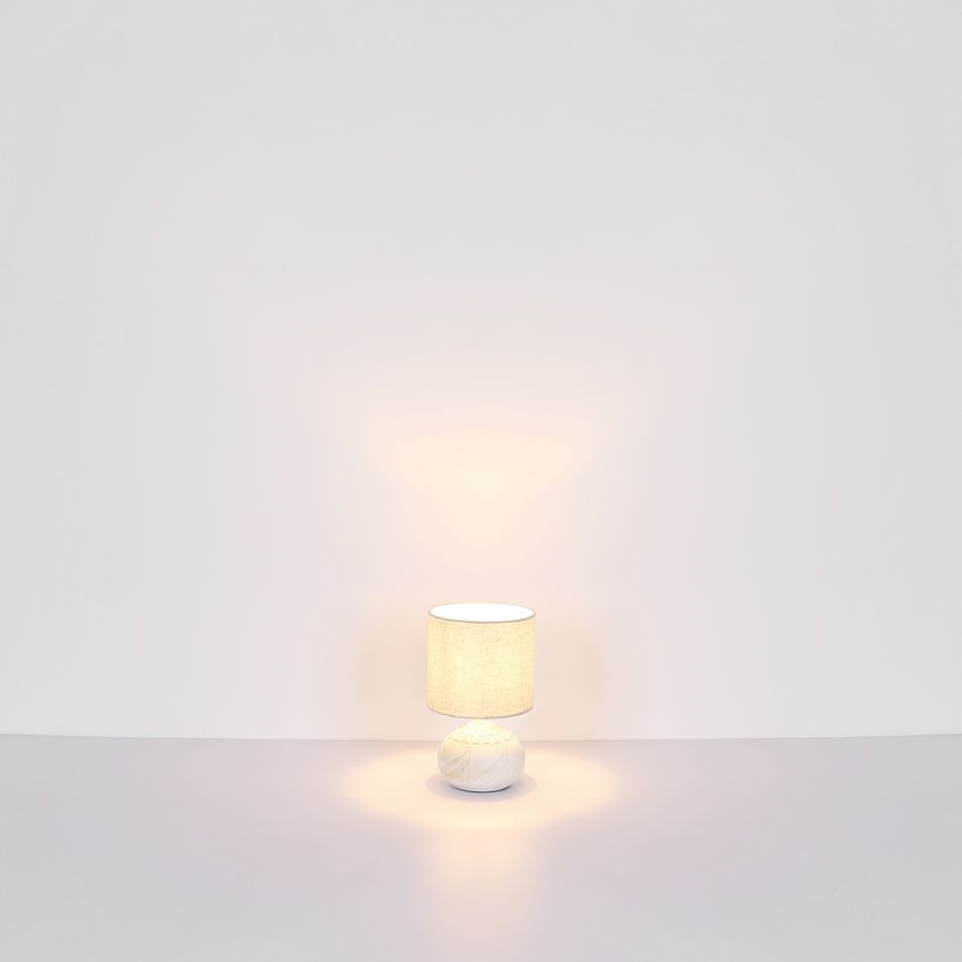 Globo - Tischlampe 1xE14/40W/230V beige/keramika