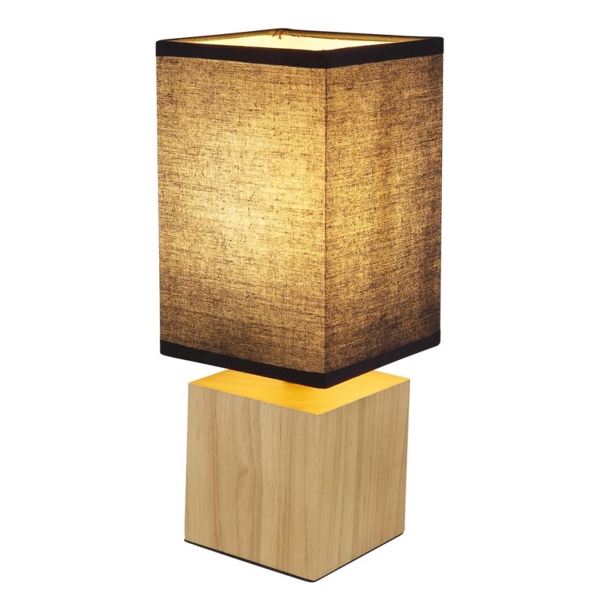 Globo - Lampe de table 1xE27/7W/230V noir/marron