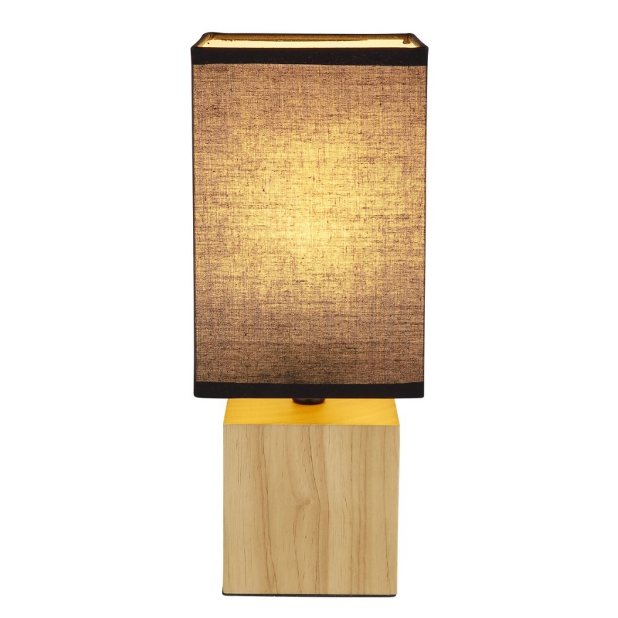 Globo - Lampe de table 1xE27/7W/230V noir/marron