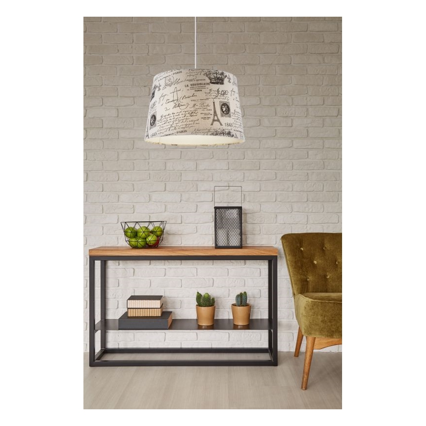 Globo - Lampadario a sospensione con filo 1xE27/60W/230V