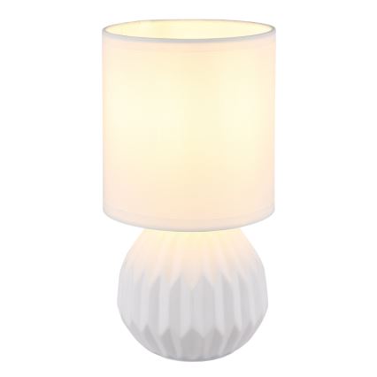 Globo - Lampe de table 1xE14/40W/230V blanc