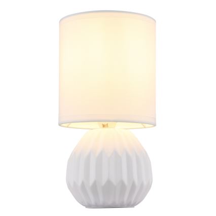 Globo - Lampe de table 1xE14/40W/230V blanc
