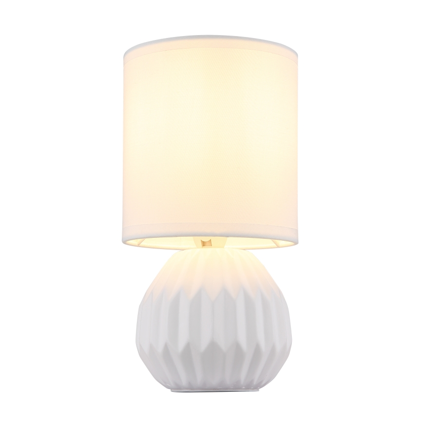 Globo - Lampe de table 1xE14/40W/230V blanc