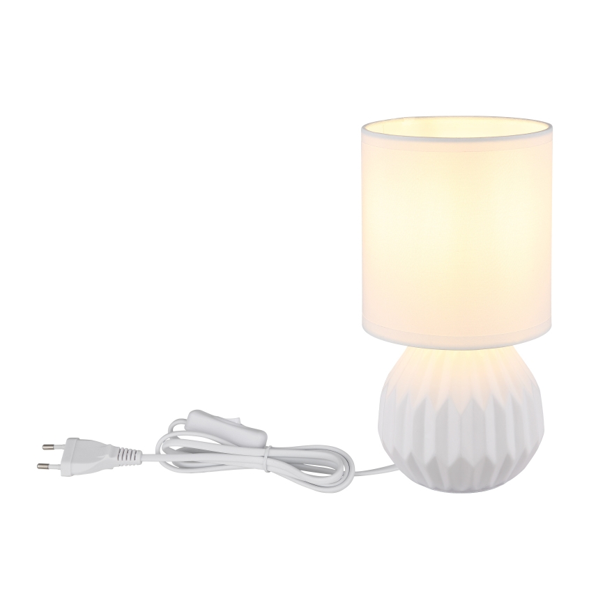 Globo - Lampe de table 1xE14/40W/230V blanc