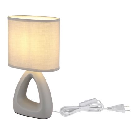 Globo - Lampada da tavolo 1xE14/40W/230V grigio