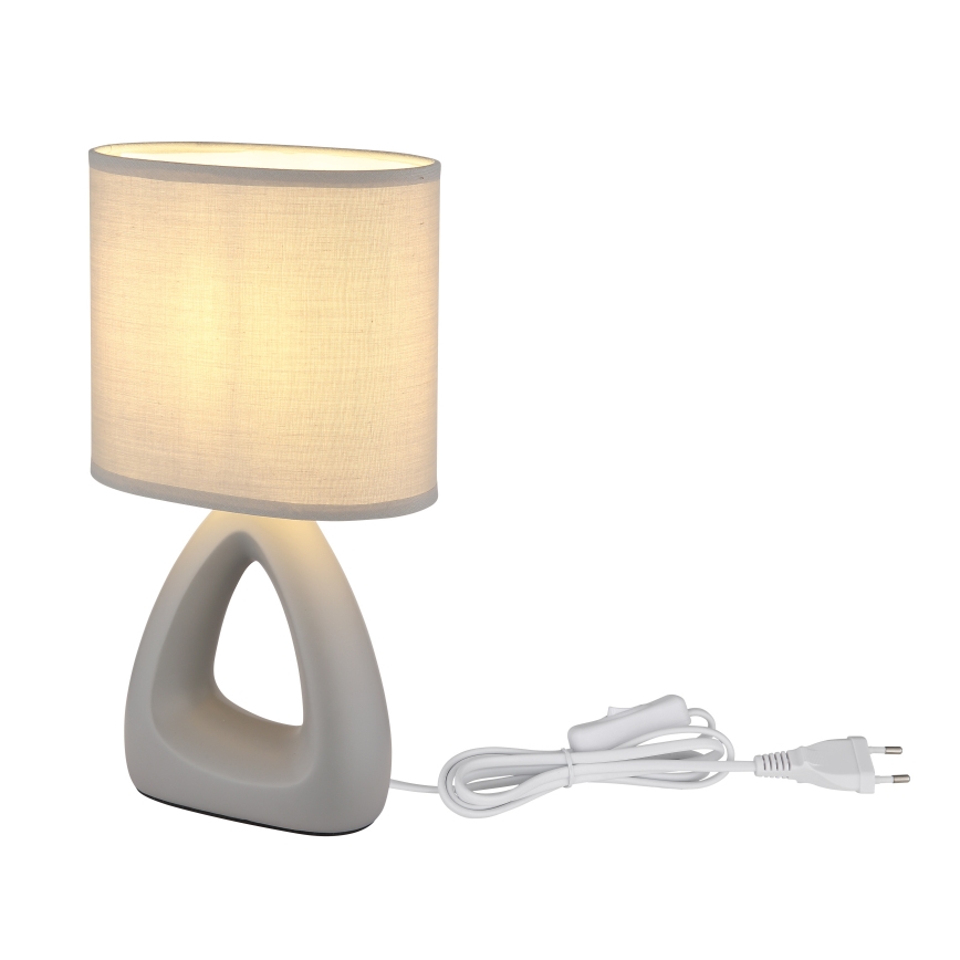Globo - Lampada da tavolo 1xE14/40W/230V grigio