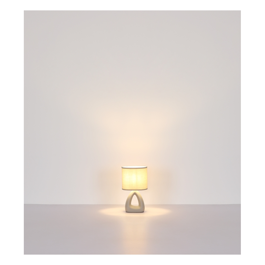 Globo - Lampe de table 1xE14/40W/230V gris