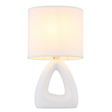Globo - Lampada da tavolo 1xE14/40W/230V bianco