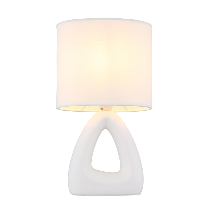 Globo - Lampada da tavolo 1xE14/40W/230V bianco