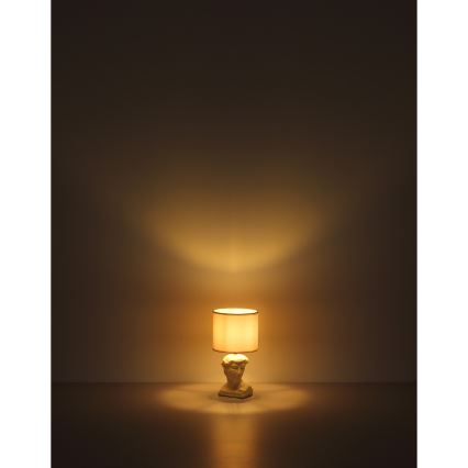 Globo - Lampada da tavolo 1xE14/40W/230V color crema