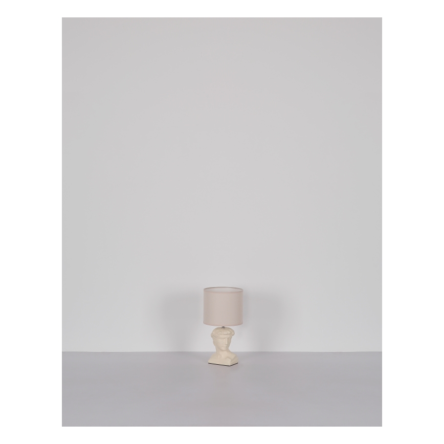 Globo - Lampe de table 1xE14/40W/230V crème