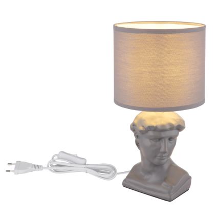 Globo - Lampe de table 1xE14/40W/230V gris