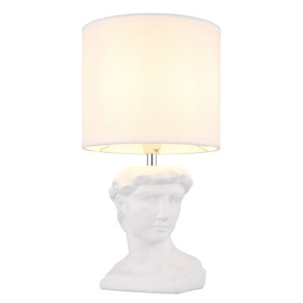 Globo - Lampada da tavolo 1xE14/40W/230V bianco