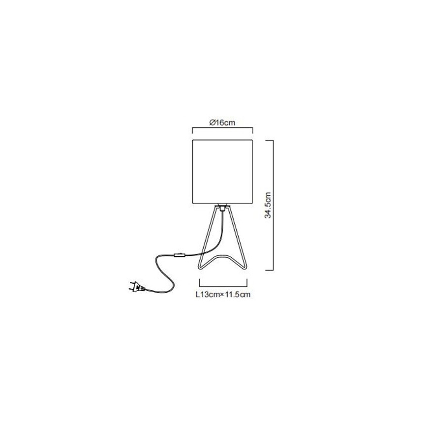 Globo - Lampe de table 1xE14/40W/230V blanche