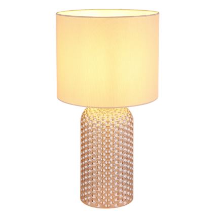 Globo - Lampada da tavolo 1xE27/60W/230V beige