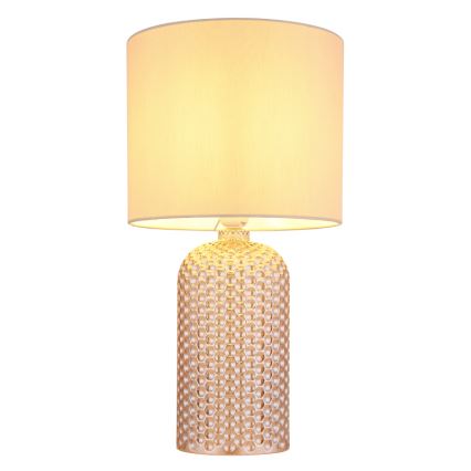 Globo - Lampada da tavolo 1xE27/60W/230V beige