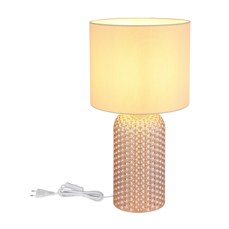 Globo - Lampada da tavolo 1xE27/60W/230V beige