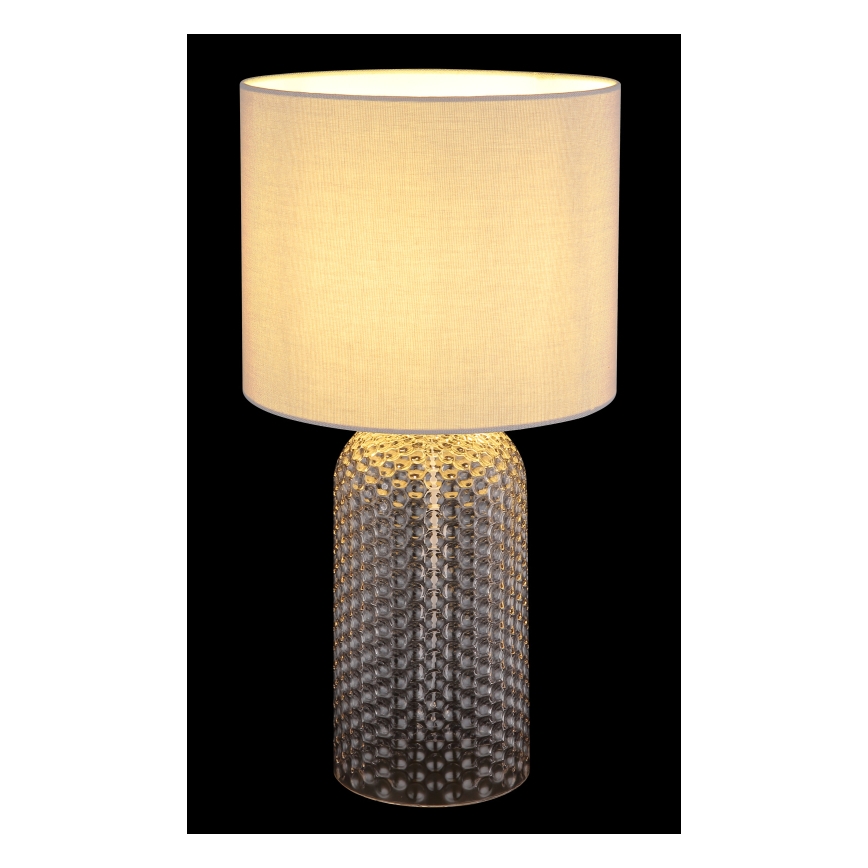 Globo - Lampe de table 1xE27/60W/230V gris