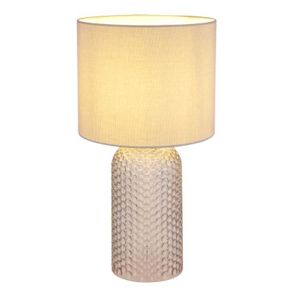 Globo - Lampe de table 1xE27/60W/230V gris