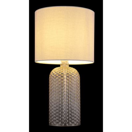 Globo - Lampe de table 1xE27/60W/230V gris
