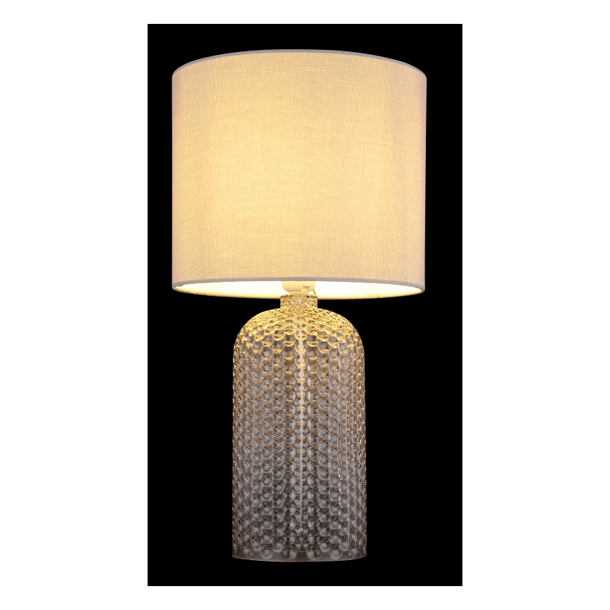 Globo - Lampe de table 1xE27/60W/230V gris