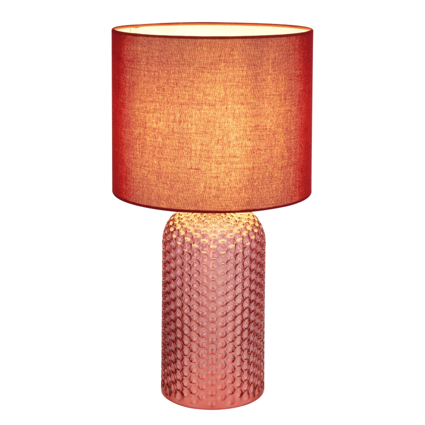 Globo - Lampe de table 1xE27/60W/230V rouge
